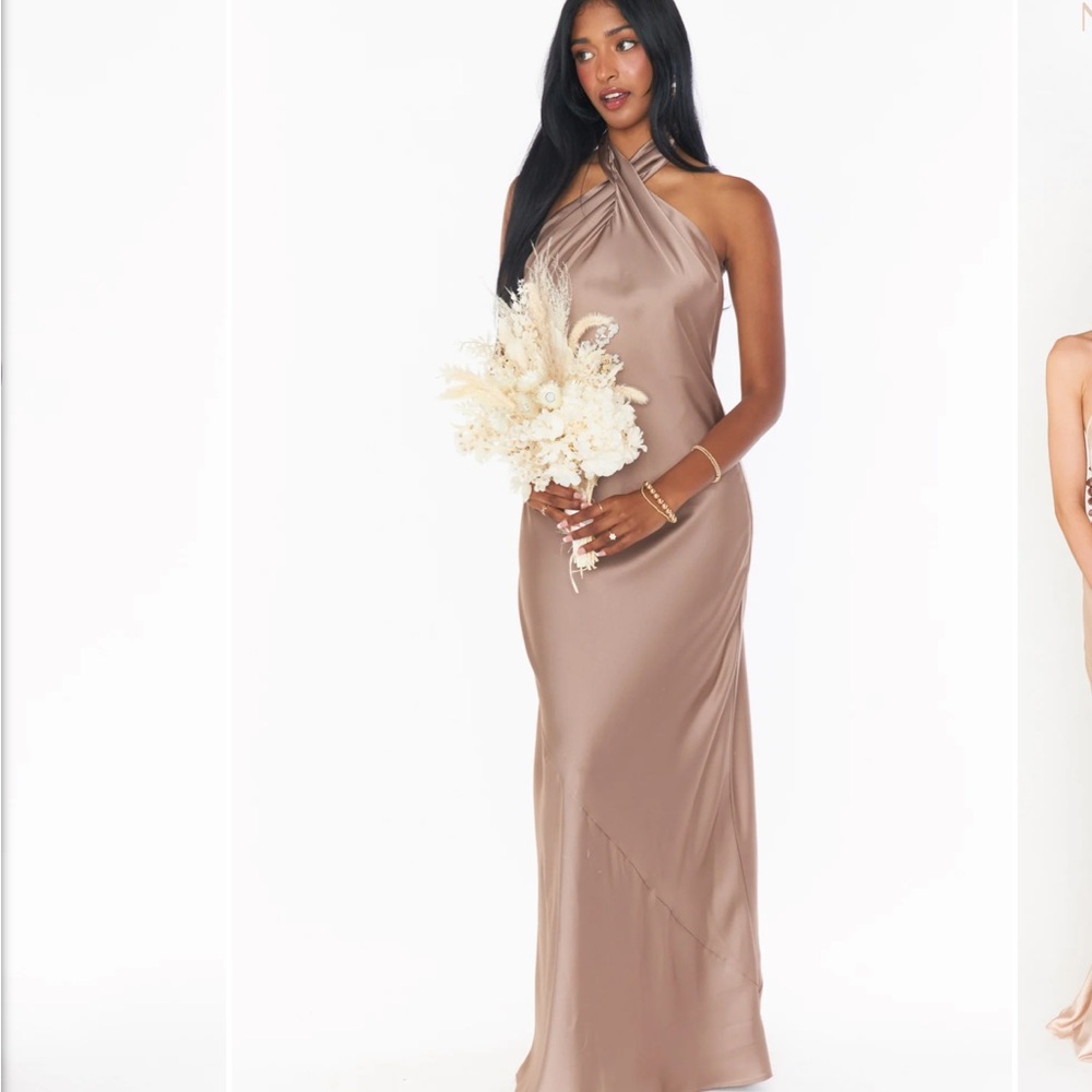 Show Me Your MuMu Jasmine Halter Maxi Dress / Bridesmaid Dress / Wedding Guest